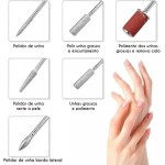 Lixadeira Unha Eletrica Profissional 110V/220V Kit Premium Manicure Pedicure Polir Modelar Cuticulas Salon Casa Portatil - Imagem 4