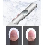 Lixa de unha de aço inoxidável dupla face, lixadora reutilizável de manicure para casa - Imagem 6