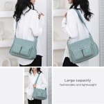 Bolsas transversais femininas bolsa de ombro espaçosa com vários bolsos bolsa tiracolo feminina - Imagem 3