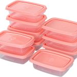 Sanremo - Kit Fácil com 10 Potes Plásticos Retangulares de 280mL, Linha Fácil