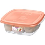 Sanremo - Kit com 10 Potes Plásticos Quadrados de 530mL, Linha Fácil - Imagem 5