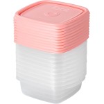 Sanremo - Kit com 10 Potes Plásticos Quadrados de 530mL, Linha Fácil - Imagem 6