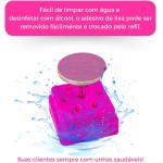 Kit Broca Disco + Suporte + 10 Lixa Refil 120# Manicure Nail - Imagem 4