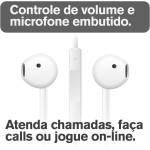 Fones De Ouvido Com Fio Tipo C Microfone Integrado Compativel iPhone 15 15 Pro 15 Pro Max 16 16 Pro Max Com Fio Fones Estéreo Compatíveis ANDROID LG Premium - Imagem 5