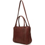 Bolsa Feminina Pasta Executiva para Notebook até 15.6” Reforçada Couro Ecológico para Trabalho, Reuniões e Dia a Dia - Imagem 4