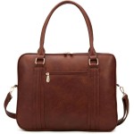 Bolsa Feminina Pasta Executiva para Notebook até 15.6” Reforçada Couro Ecológico para Trabalho, Reuniões e Dia a Dia - Imagem 5