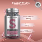 Combo 2un - Sílicio Orgânico - Renew Skin Care - Linha Premium de Nutricosméticos com Nutricolin, Biotina, Ácido Pantotênico e Mix de Vitaminas - Anti-Envelhecimento - Imagem 3