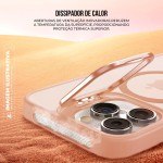Gshield Capa Case Capinha Titanium Desert com Protetores de Lente e Alça Suporte Elevada na Câmera, Compatível com MagSafe para (Bege, iPhone 17 Pro Max) - Imagem 4