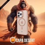Gshield Capa Case Capinha Titanium Desert com Protetores de Lente e Alça Suporte Elevada na Câmera, Compatível com MagSafe para (Bege, iPhone 17 Pro Max) - Imagem 6