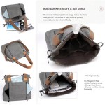 Bolsa Feminina Lona Vintage Bolsa De Ombro Casual Uso Diário Bolsa Feminina De Ombro Bolsa De Mão Com AjustáVel Alça De Ombro - Imagem 7