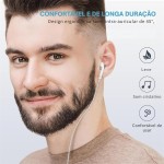 Fones de ouvido USB-C Compatível iPhone 16/15 Pro Max Plus, tipo C, com fio, microfone e controle remoto, para iPhone 16/15 Pro, iPad Pro, Galaxy S23/S22/S21/Ultra Note - Premium - Imagem 3