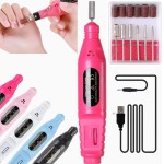 Lixa Lixadeira Elétrica para Unha Manicure Pedicure Profissional e Cuidado Doméstico Lixadeira de unhas Elétrica Portátil Motor Bivolt 110v - 220v Distribuição Exclusiva KRORE - Imagem 7