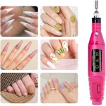 Lixa Lixadeira Elétrica para Unha Manicure Pedicure Profissional e Cuidado Doméstico Lixadeira de unhas Elétrica Portátil Motor Bivolt 110v - 220v Distribuição Exclusiva KRORE - Imagem 9