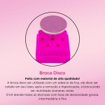 Kit Broca Disco + 15 Refil Lixa 80/120/180 + Suporte Unhas - Imagem 4