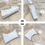 Bolsas de ombro transversais para mulheres, mini bolsas com estampa de bordado floral, bolsa de ombro pequena de poliuretano com fecho de zíper - Imagem 7
