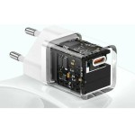Carregador Baseus Turbo Gan5 Usb-c Para iPhone E Android (Branco, 30W) - Imagem 4