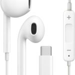 Fones De Ouvido Com Fio Tipo C Microfone Integrado Compativel iPhone 15 15 Pro 15 Pro Max 16 16 Pro Max Com Fio Fones Estéreo Compatíveis ANDROID LG Qualidade Premium