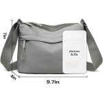 Bolsas transversais para mulheres, bolsa de ombro pequena, de nylon, leve, casual, simples, adequada para o trabalho, viagens diárias - Imagem 7