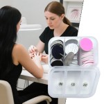 60 peças de discos de papel de lixa com broca de metal para unhas, discos de lixamento de substituição #80#120#240 para broca de unha, pedicureTools, removedor de lixa de pé pele morta - Imagem 3