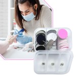 60 peças de discos de papel de lixa com broca de metal para unhas, discos de lixamento de substituição #80#120#240 para broca de unha, pedicureTools, removedor de lixa de pé pele morta - Imagem 7