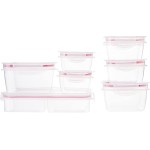 Kit Potes de Plástico Herméticos com Travas, 07 unidades, Plasútil - Imagem 2