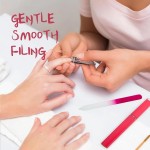 3 ferramentas de cuidados com as unhas, lixas de vidro com estojos dupla face, inodoro para mãos e pés - Imagem 8