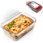 Kit 2 Pote de Vidro Retangular Hermético com Tampa 1040ML - Armazenamento Seguro e Conservação de Alimentos - Organizador para Cozinha e Produtos Secos - Imagem 5