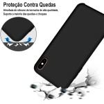 Case Capa Capinha Silicone Aveludado pra iPhone 5 e 5SE (Azul Celeste) - Imagem 3