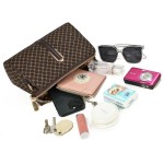 Bolsa Feminina Pequena de Mão, Transversal e Ombro - Bolsa Estilosa com Grande Capacidade, Aparência Sofisticada para Dia a Dia - Imagem 5