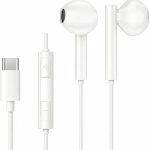Fones De Ouvido Com Fio Tipo C Microfone Integrado Compativel iPhone 15 15 Pro 15 Pro Max 16 16 Pro Max Com Fio Fones Estéreo Compatíveis ANDROID LG Qualidade Premium