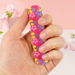10 peças de limas de unha, tiras de EVA impressas dupla face, lixas de polimento de unha, ferramenta de manicure para casa para unhas de acrílico e naturais - Imagem 6