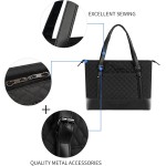 KROSER Bolsa feminina para laptop, bolsa de trabalho, bolsa de professor, bolsa para laptop de 15,6 polegadas - Imagem 4