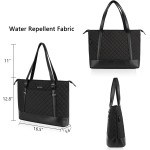 KROSER Bolsa feminina para laptop, bolsa de trabalho, bolsa de professor, bolsa para laptop de 15,6 polegadas - Imagem 5