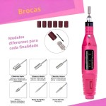 Lixadeira Unha Lixa Elétrica Profissional Motor Bivolt - Imagem 5