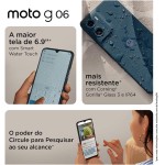 Smartphone Motorola Moto g06-128GB 12GB (4GB RAM + 8GB Ram Boost) e Camera 50MP com AI Bateria de 5200 mAh Tela 6.9" - Azul Marinho - Imagem 4