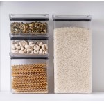 Kit Pote Hermético Lumini, 3 Peças Paramount c/ 3 etiquetas lousa preta - Imagem 7