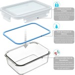 Kit 10 Potes Vidro 640ml Hermético Marmita Forno Conjunto - Imagem 5