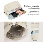 Bolsa de ombro feminina espaçosa com vários bolsos, bolsa tiracolo casual feminina para trabalho e viagens - Imagem 4