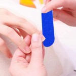 50 peças lixas de unhas profissionais de dupla face rosa azul lixa buffer bloco polidor pedicure manicure ferramentas de arte de unhas, 5 * 1,3 cm - Imagem 3