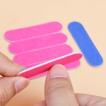50 peças lixas de unhas profissionais de dupla face rosa azul lixa buffer bloco polidor pedicure manicure ferramentas de arte de unhas, 5 * 1,3 cm - Imagem 4