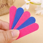 50 peças lixas de unhas profissionais de dupla face rosa azul lixa buffer bloco polidor pedicure manicure ferramentas de arte de unhas, 5 * 1,3 cm - Imagem 6