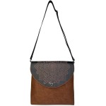 Bolsa Feminina Transversal Média Café Magicc Bolsas B-230 - Imagem 3