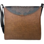 Bolsa Feminina Transversal Média Café Magicc Bolsas B-230 - Imagem 5