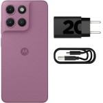 Smartphone Motorola Moto G17 4G - 128GB 12GB (4GB RAM + 8GB RAM Boost) camera 50MP Sony Lytia 600, tela FHD+ 60hz, bateria 5200 mAh - Rosa - Imagem 6
