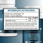 3x Magnésio 350 mg por Porção Blend com 6 Tipos de Magnésio 60 Cápsulas Suplemento Alimentar Sem Glúten Uso Adulto - Imagem 6