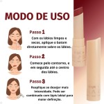 Batom Creamy Matte GL06 Glass HBF5676 Ruby Rose - Imagem 4