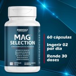 2x Magnésio 350 mg por Porção Blend com 6 Tipos de Magnésio 60 Cápsulas Suplemento Alimentar Sem Glúten Uso Adulto - Imagem 5