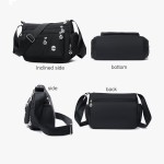 Bolsas transversais para mulheres, bolsa de ombro espaçosa com vários bolsos, bolsa tiracolo feminina moderna - Imagem 4