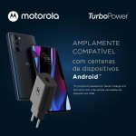 Motorola, Carregador Turbo Power 20W Universal, Porta USB-A, Sem Cabo - Imagem 3