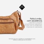 Bolsa Feminina Transversal Grande com Alça de Ombros Ajustável em Couro PU, PGH Elegance - Imagem 3